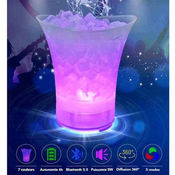 Ishink "Bluetooth & LED" 5L Vit