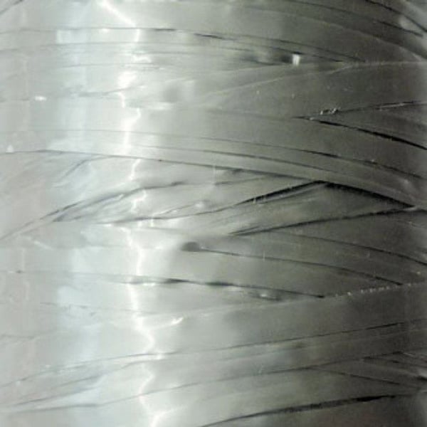 Graine Créative - Silverfärgad syntetisk raphia 40 g