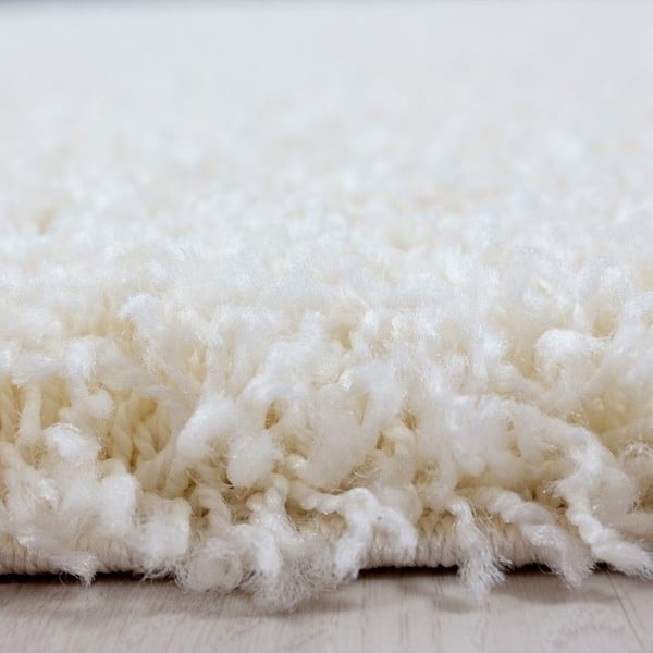 Tapis Shaggy - Ayyildiz - CREMÈ - 200x200 cm - 30 mm höjd - Inomhus