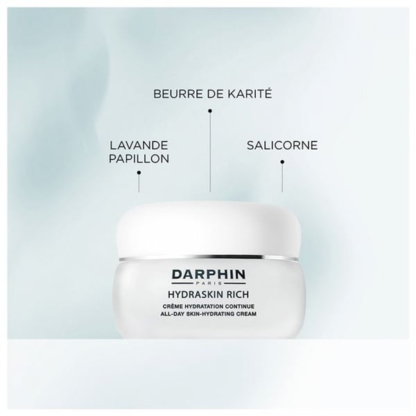 Crème Hydration Fortsættende - Darphin - Hydraskin Rich - 50ml - Tør hud - Uden parabener