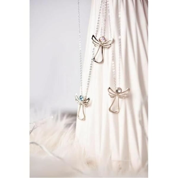 Collier - Skyddsängel - Kvinna - Kristall - Sle0122
