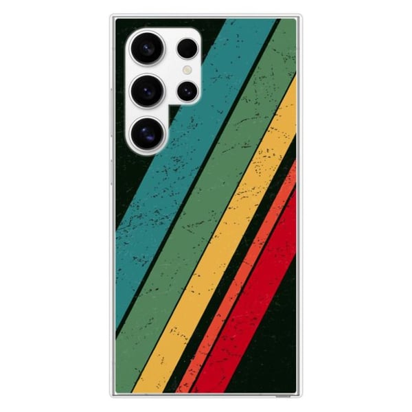 Siliconförstärkt tryckt skal kompatibelt med Samsung Galaxy S24 Ultra Grunge