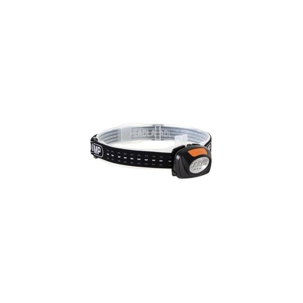 Huvudlampa 2 i 1 med 4 vita LED-lampor och 3 röda LED-lampor