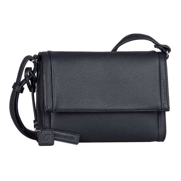 Axelväska - TOM TAILOR - Aspen Flap Bag Top Zip S - Mörkblå - 24x17x6 cm - Dam