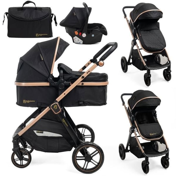 Kombinerad trio 3 i 1 - bilstol - liggvagn - från födseln - upp till 22kg - Bebelissimo J'AIME