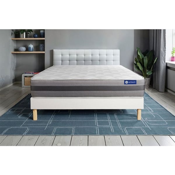 Sängset Madrass Sängbotten 160x200 cm - Vit Sängbotten (i kit) - Actilatex Relax