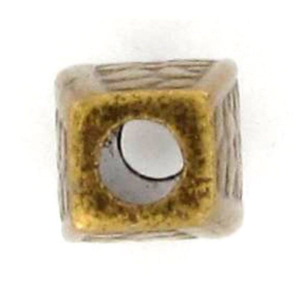 MégaCréa - Metallpärla rör 12 mm Brons 10 stycken