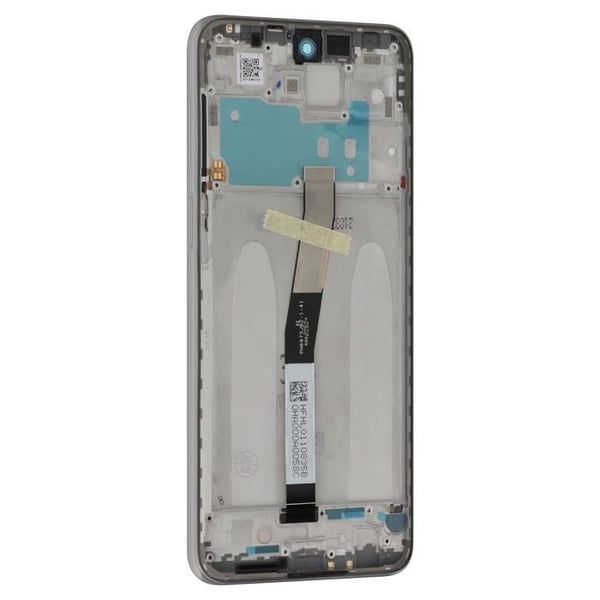 LCD-skärm - Xiaomi - Redmi Note 9 Pro - Touchskärm - Förmonterad kammare - Vit