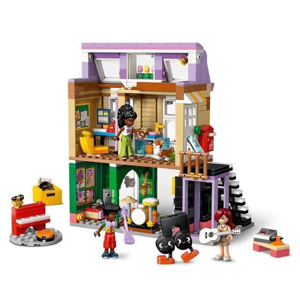 LEGO Friends 42653 Musikbutiken och Lägenheten - från 7 år