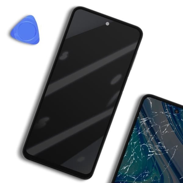 LCD-skärm - Xiaomi - Redmi Note 9 Pro - Touchskärm - Förmonterad kammare - Vit