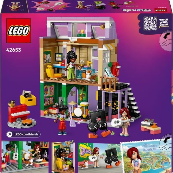 LEGO Friends 42653 Musikbutiken och Lägenheten - från 7 år