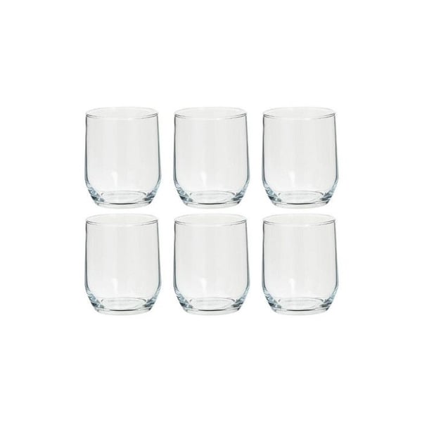 Set med 6 Låga Tumblers "Paol'eau" 31cl Transparent