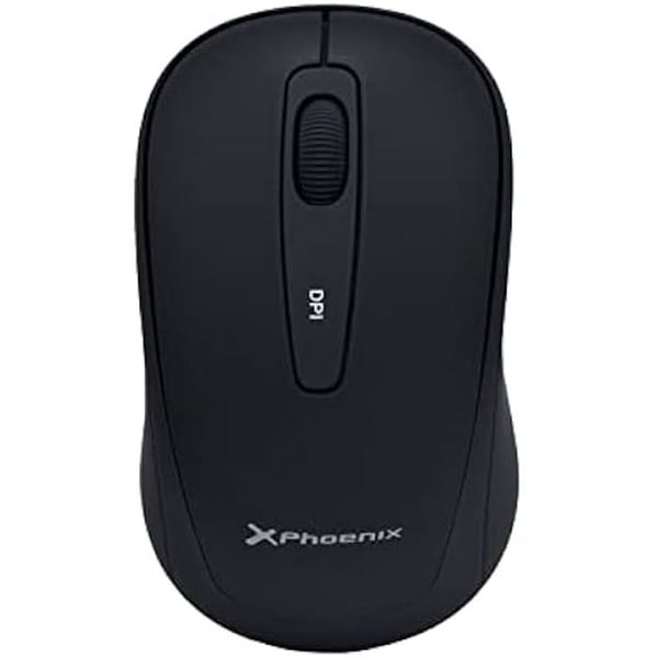 Phoenix M250 trådlös mus - PHOENIX TECHNOLOGIES - Svart - Silent Click - 1600 DPI - USB