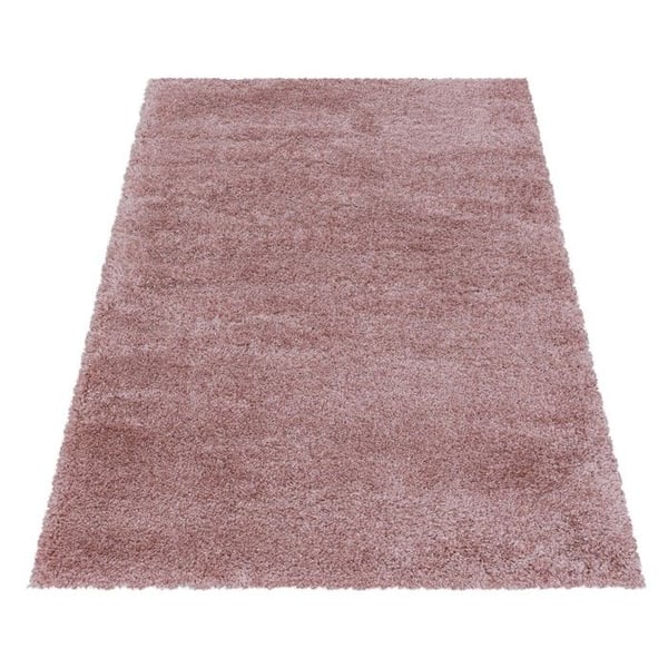 Shaggy matta - MELIS HOME - 240x340 cm - Långa hår 30 mm - Tjock och mjuk - Rosa