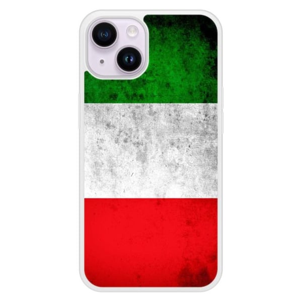 Siliconförstärkt tryckt skal kompatibelt med Apple iPhone 14 Italiens flagga