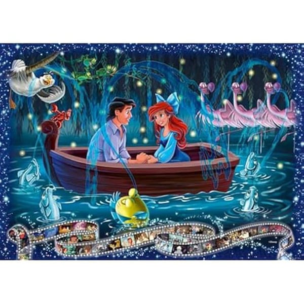 Pussel - RAVENSBURGER - Den lilla sjöjungfrun - 1000 bitar - 70 x 50 cm - Antistress