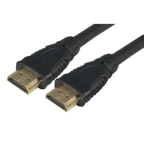 HDMI-kabel - ROLINE - 10m - Hane/Hane - HDMI 19-kontakter - Färg Svart