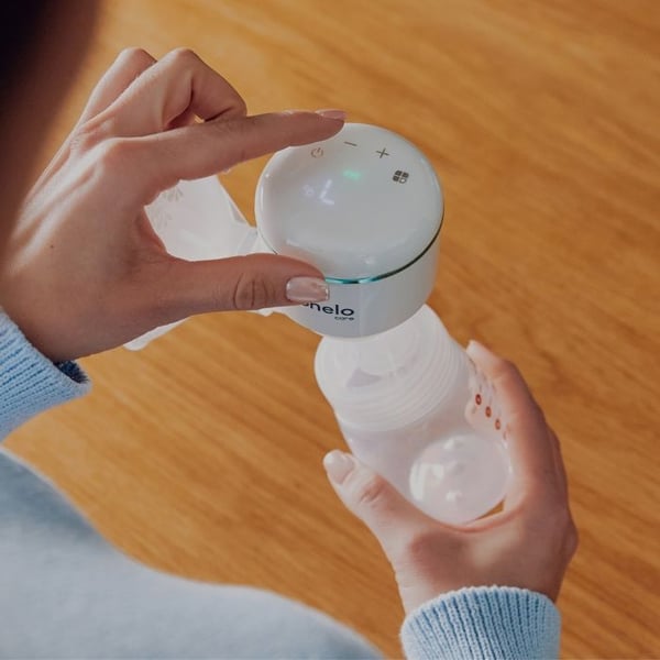 Elastisk elektrisk brystpumpe LIONELO Fidi Plus - 180 ml - 150 min trådløs - 3 størrelser - Læsbar skærm - 2 x poser til modermælk