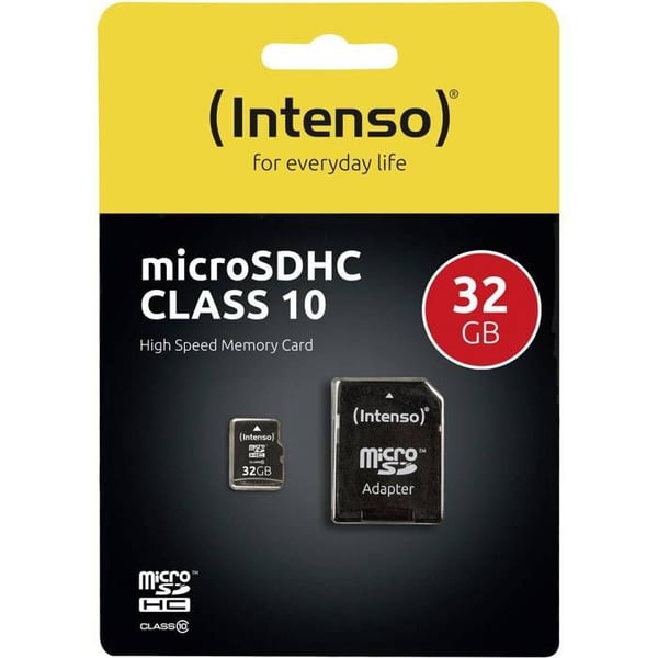 Intenso High Performance 32 GB Class 10 microSDHC-kort med SD-adapter