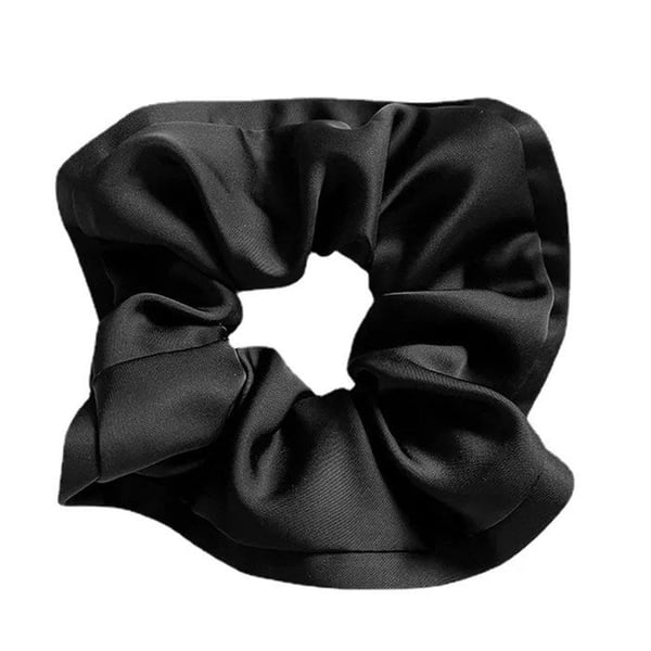 Chouchou - AVIZAR - Satin Enfärgad Svart - Mjuk - Elegant - Accessoar Kvinna