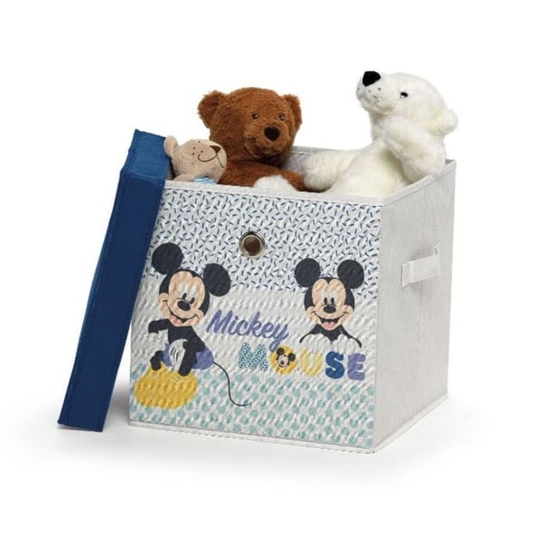 Mickey Mouse tygförvaringslåda med lock