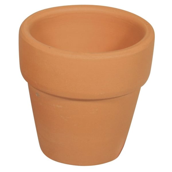 Terrakottakruka, utvändig ø 5 cm, höjd 5 cm