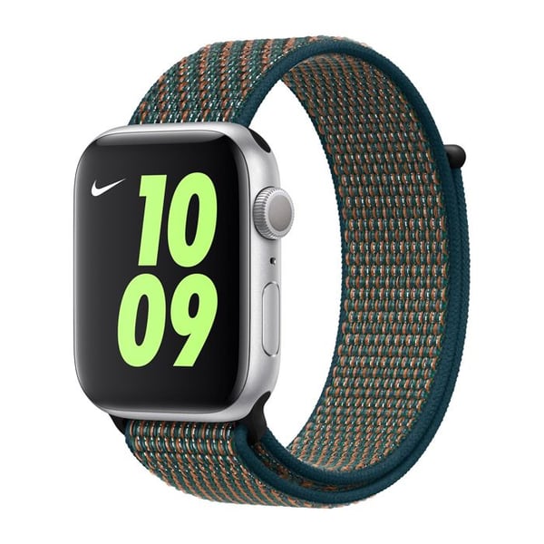 Apple Original - Pulsera Apple Watch Nike Boucle Sport 38mm / 40mm Hyper Crimson / Neptune Green - MXN22ZM/A