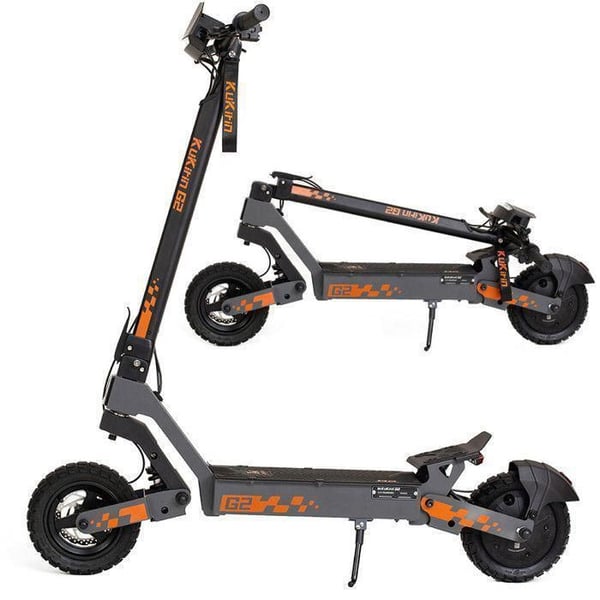 Kukirin G2 Elektrisk Sammenklappelig Scooter 10" Motor 800 W Batteri 48V 15.6Ah Rækkevidde 55 km Berøringsskærm