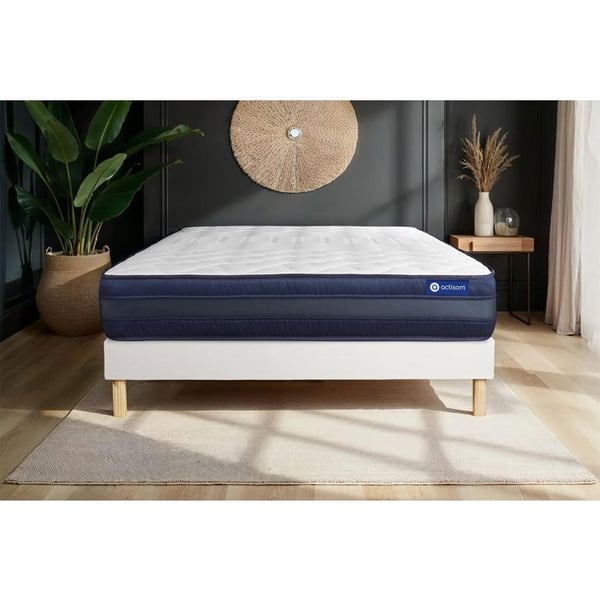 Sängset Madrass Sängbotten 200x200 cm - Vit Sängbotten (i kit) - Actiflex Tech
