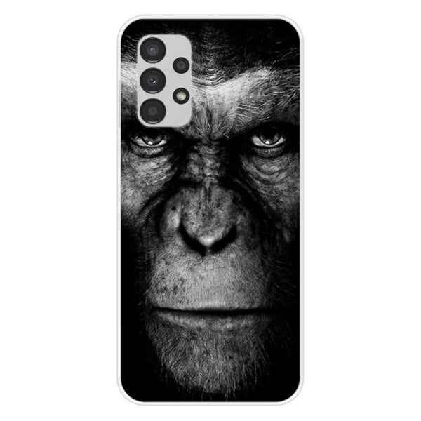 Siliconfodral - Kompatibel med Samsung Galaxy A13 4G - design med apa
