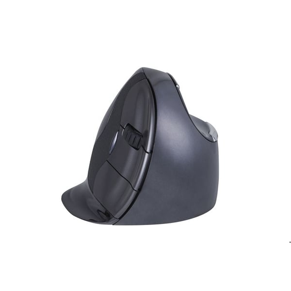 Vertikal Mus - EVOLUENT - VerticalMouse D - Ergonomisk - Trådlös - Svart/Silver