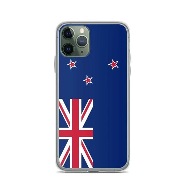Telefonfodral - PIXELFORMA - iPhone 11 Pro - Flexibelt - Slitstarkt - Nya Zeelands flagga
