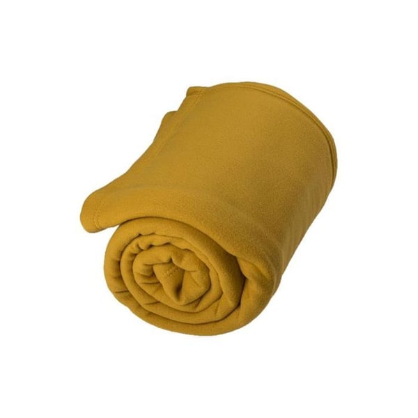 Fleecefilt "Teddy Non-fire - Standard NF EN ISO 12952" alla storlekar Toison d'or - Teddy Honey - 180 x 240 cm