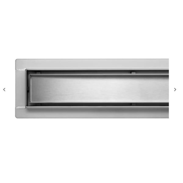 Duschavlopp - Rostfritt stål - 80 cm - Elegant design - Justerbara fötter
