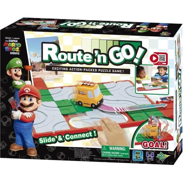 Super Mario Route'N Go racingspel - EPOCH-spel - För barn från 4 år och uppåt - 3 spellägen