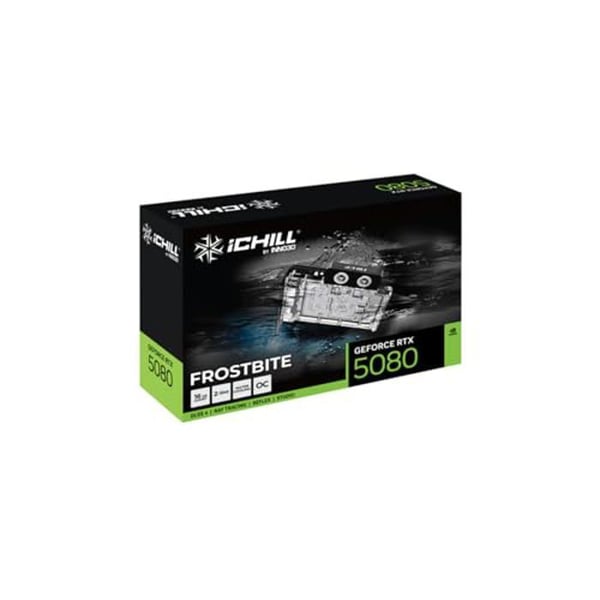 Inno3D GeForce RTX 5080 iCHILL Frostbite 16GB GDDR7 Reflex 2 RTX AI DLSS4