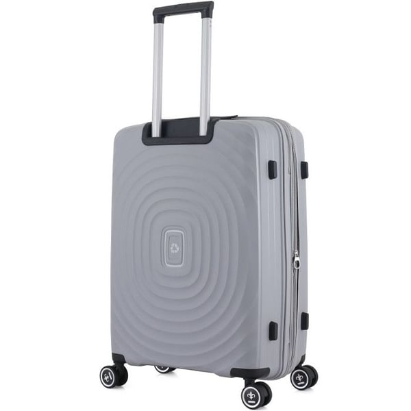 Set av 3 väskor Utvidgad Hård Nil Transportär Polykarbonat - LYS Paris 2401/3 - Silver