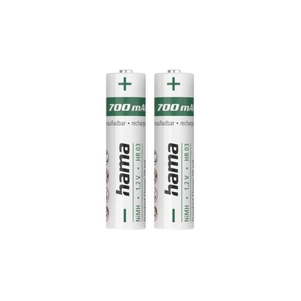 HAMA 00223525 INHUSBATTERI LADDNINGSBART BATTERI AAA HYBRIDER NICKE