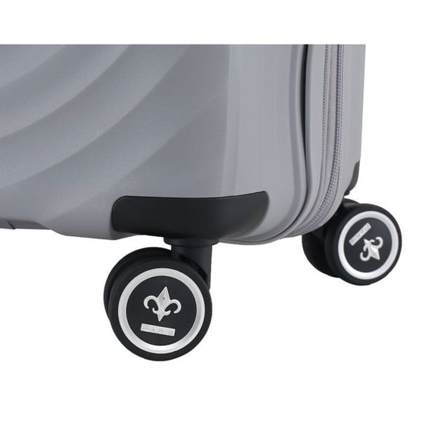 Set av 3 väskor Utvidgad Hård Nil Transportär Polykarbonat - LYS Paris 2401/3 - Silver