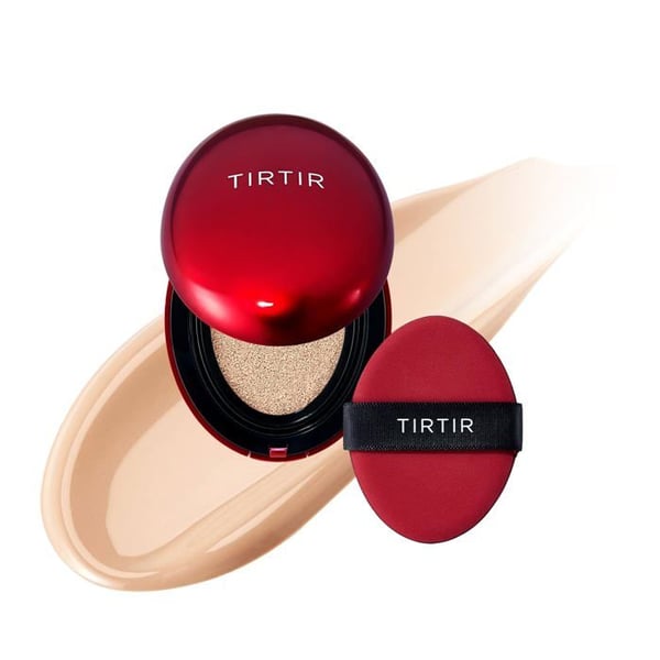 Foundation - TIRTIR - MASK FIT RED MINI CUSHION - Shade 21C Cool Ivory - Mini Format - High Coverage