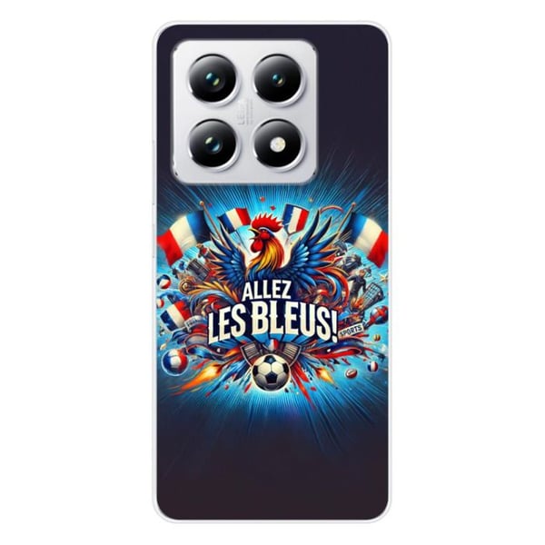 Siliconehölje - Kompatibel med Xiaomi 14T Pro - design allez les bleus