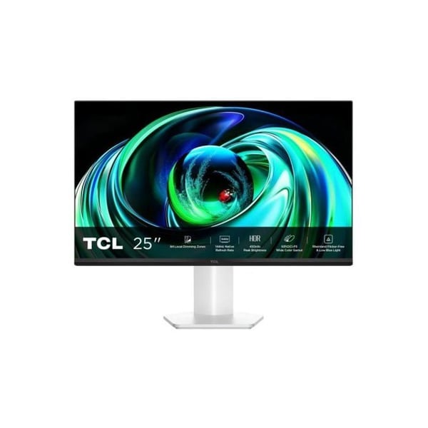 Monitor TCL 25G54 25" FullHD 144Hz IPS Mini LED HDR10 Vit justerbar