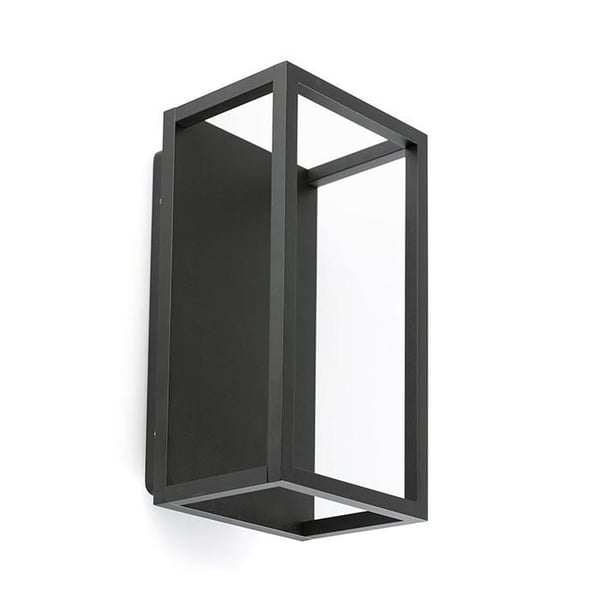 Utomhus vägglampa - KELA - Faro - Svart - 2700K - IP54 - 7W