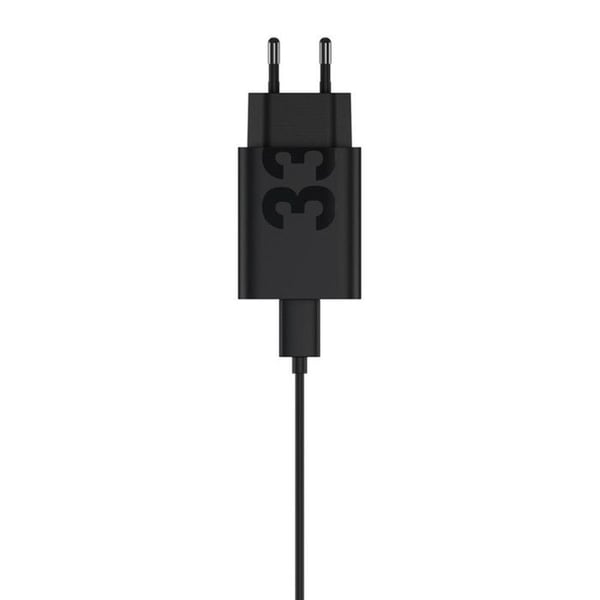 Motorola TurboPower 33W laddare + USB C-kabel Svart