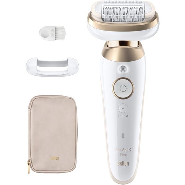 Hårfjerner - BRAUN - Silk-épil 9-011 3D - Trådløs - 2 indstillinger - Hvid