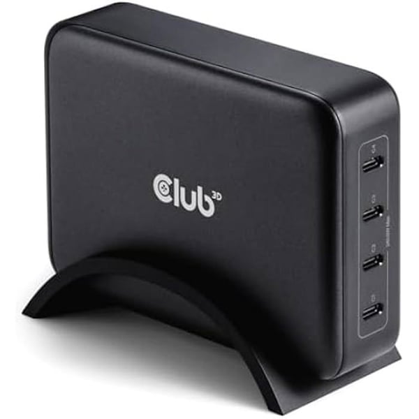 Rejseudstyr - Club3D - CAC-1918 - 240 W - 4 Porte USB Type-C - GaN Teknologi