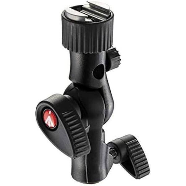 Vinklad huvudenhet - MANFROTTO - MLH1HS-2 - Svart - Stöder upp till 2 kg - Kompatibel med spigot 5/8"