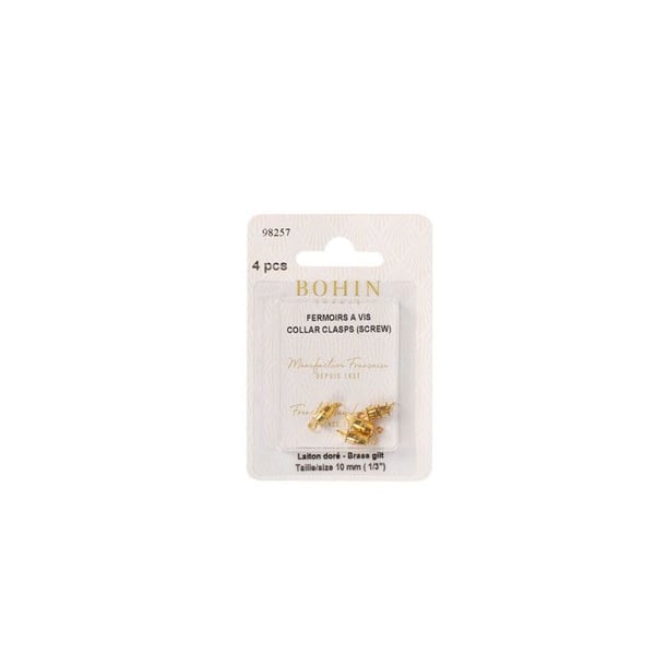 SKRUVSPÄNNE GULD 10MM X 4ST 98257