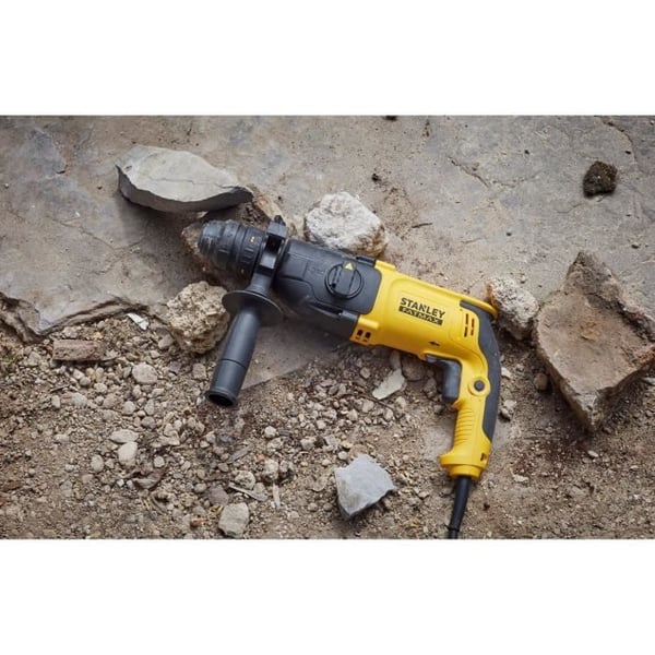 Ledningsborehammer SDS+ - 800W - STANLEY FATMAX V20 - SFMEH210K-QS - med tilbehør