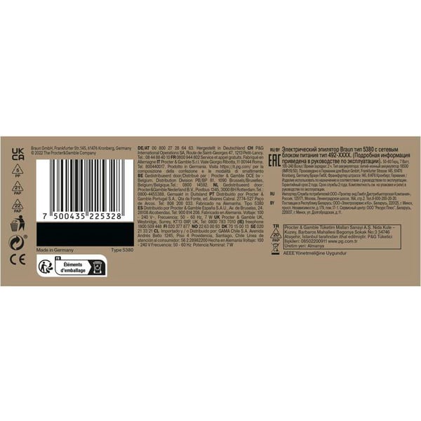 Hårfjerner - BRAUN - Silk-épil 9-011 3D - Trådløs - 2 indstillinger - Hvid